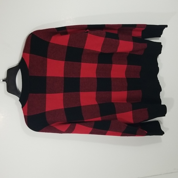 {Tommy Bahama} Buffalo Plaid Check Embellished Button Down Cardigan - Picture 3 of 15